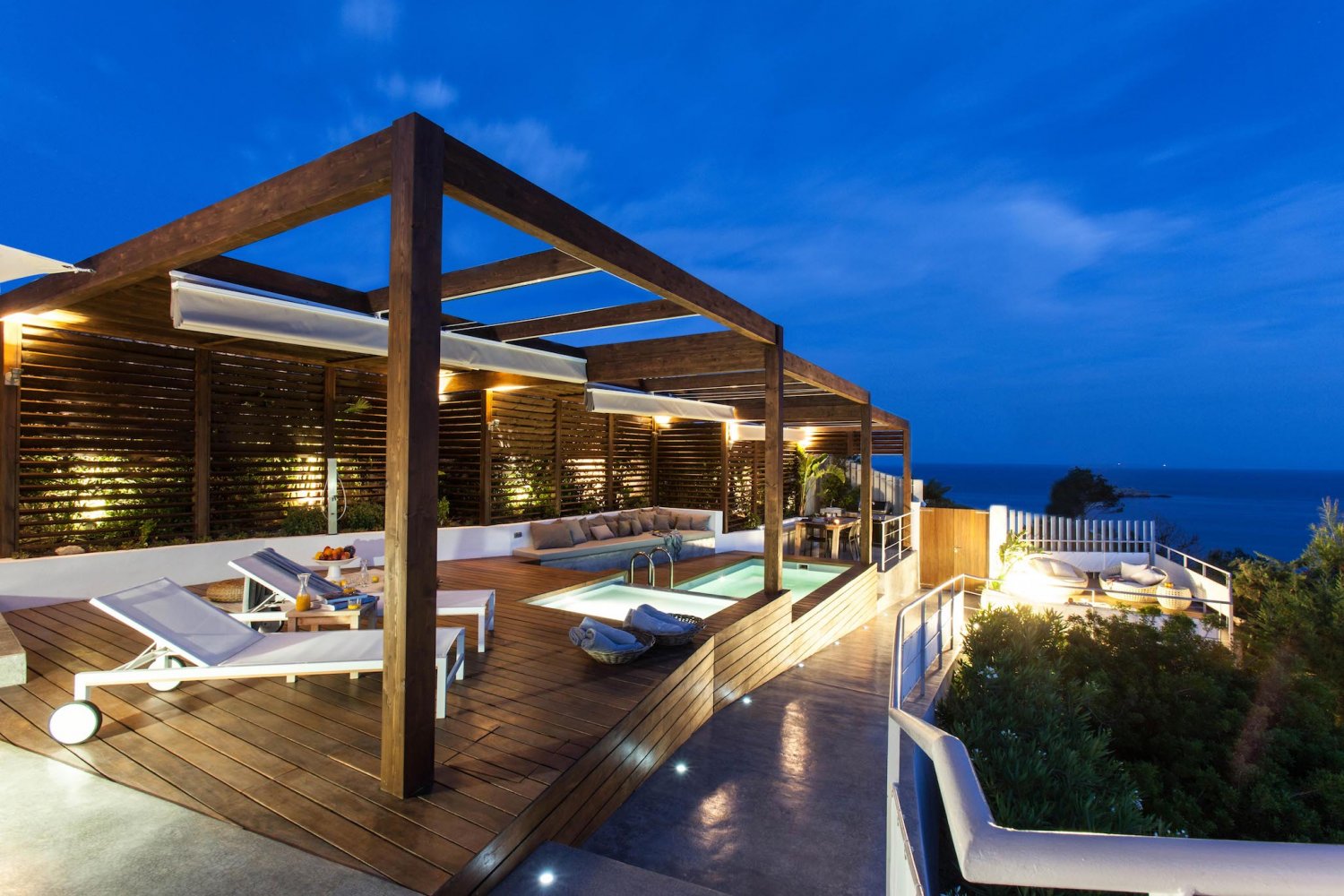 Stunning Seafront 5-Bedroom Ibiza Villa with Super Chill Island Vibes near Es Torrent