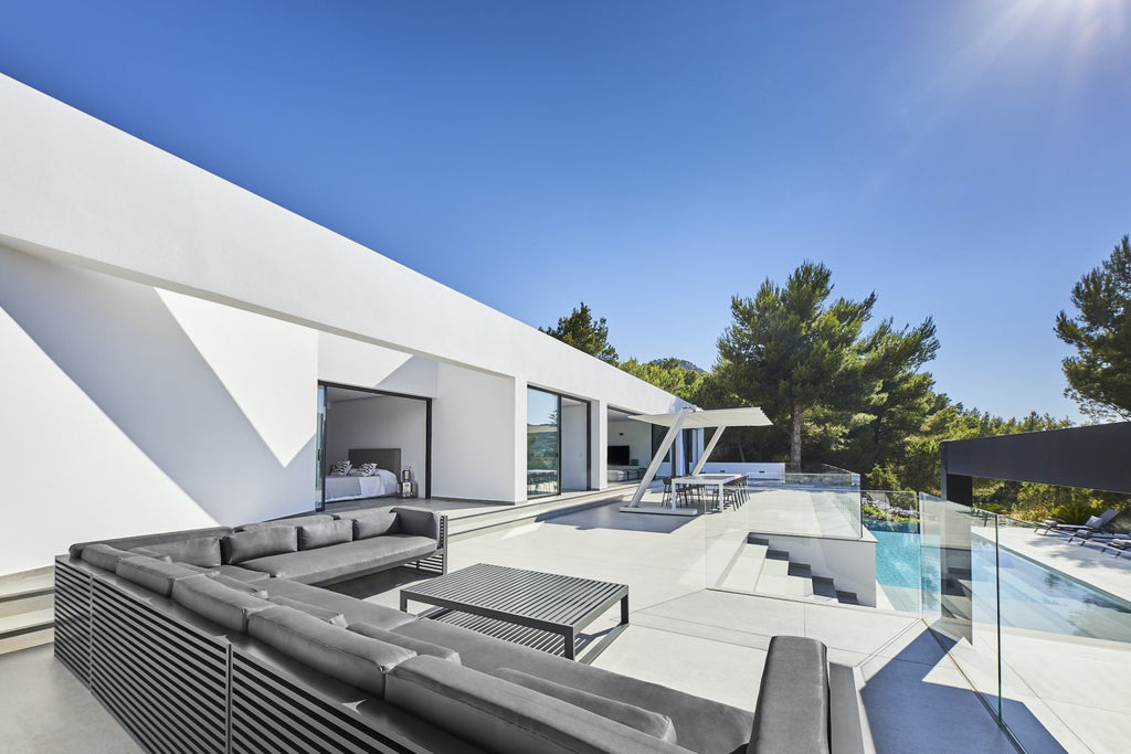 550 m² Modern Open-Plan Private Ibiza Villa Beautifully Furnished near Sant Josep Village