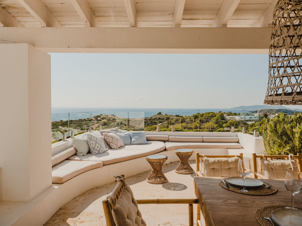 Spacious Stylish Villa with Beautiful Sea Views to Formentera in Ibiza Town