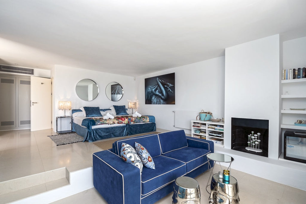 Modern Luxury Ibiza Villa with Huge Kitchen, Stunning Views and Spacious En-Suite Bedrooms near Es Cubells