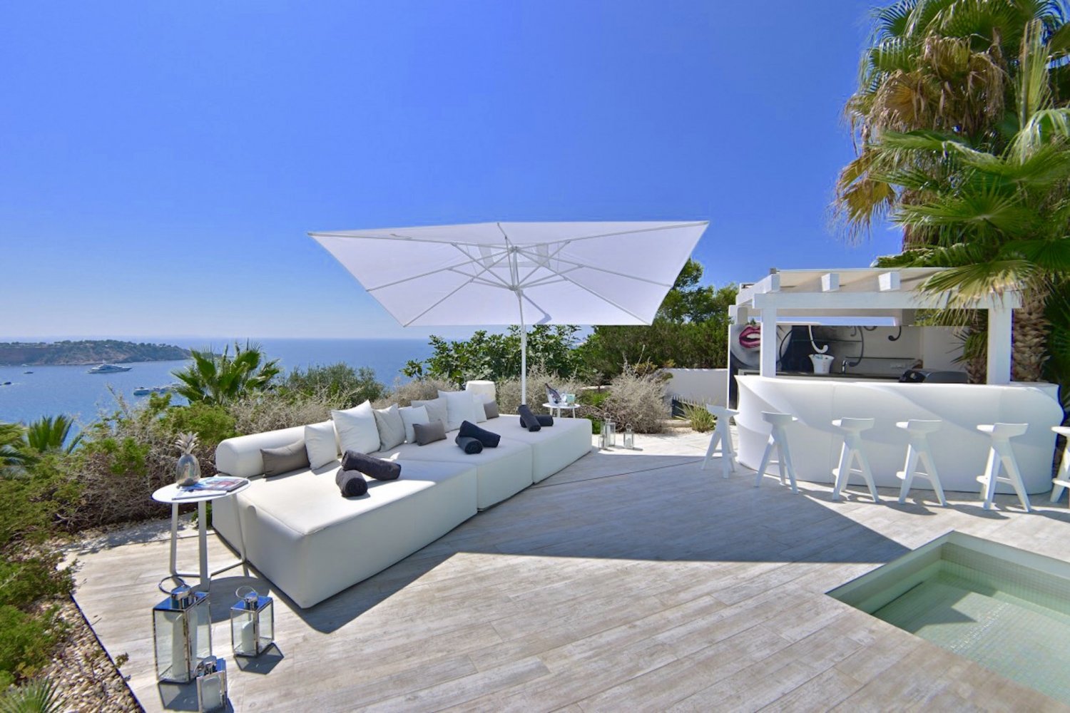 Clifftop Modern Ibiza Villa Designed to Enjoy the Island’s Good Life near Es Torrent
