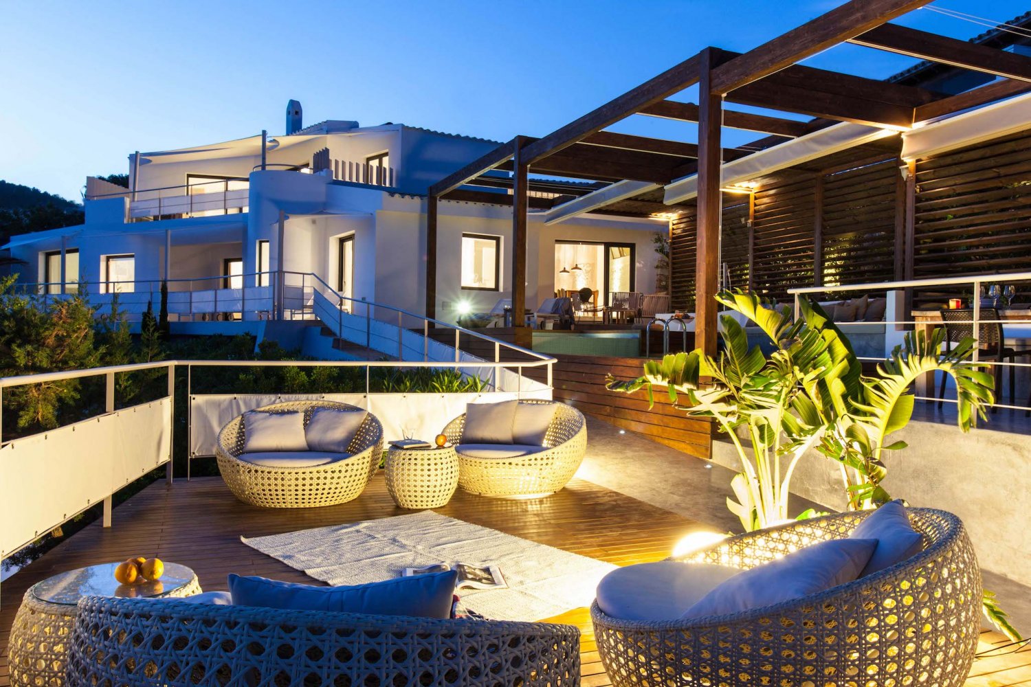 Stunning Seafront 5-Bedroom Ibiza Villa with Super Chill Island Vibes near Es Torrent