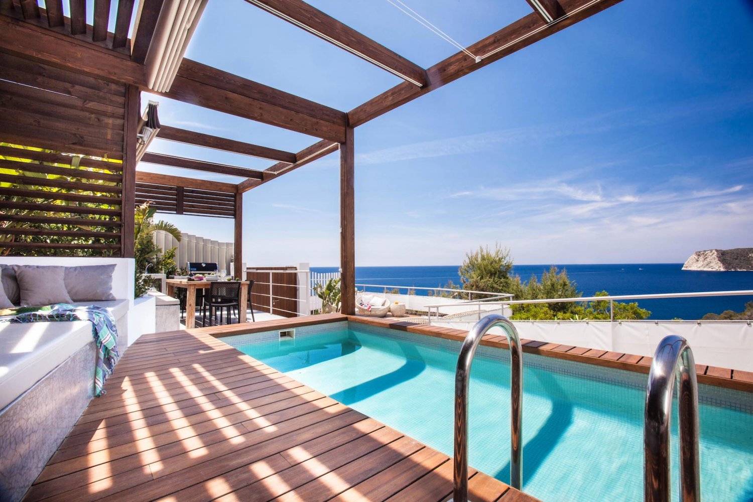 Stunning Seafront 5-Bedroom Ibiza Villa with Super Chill Island Vibes near Es Torrent