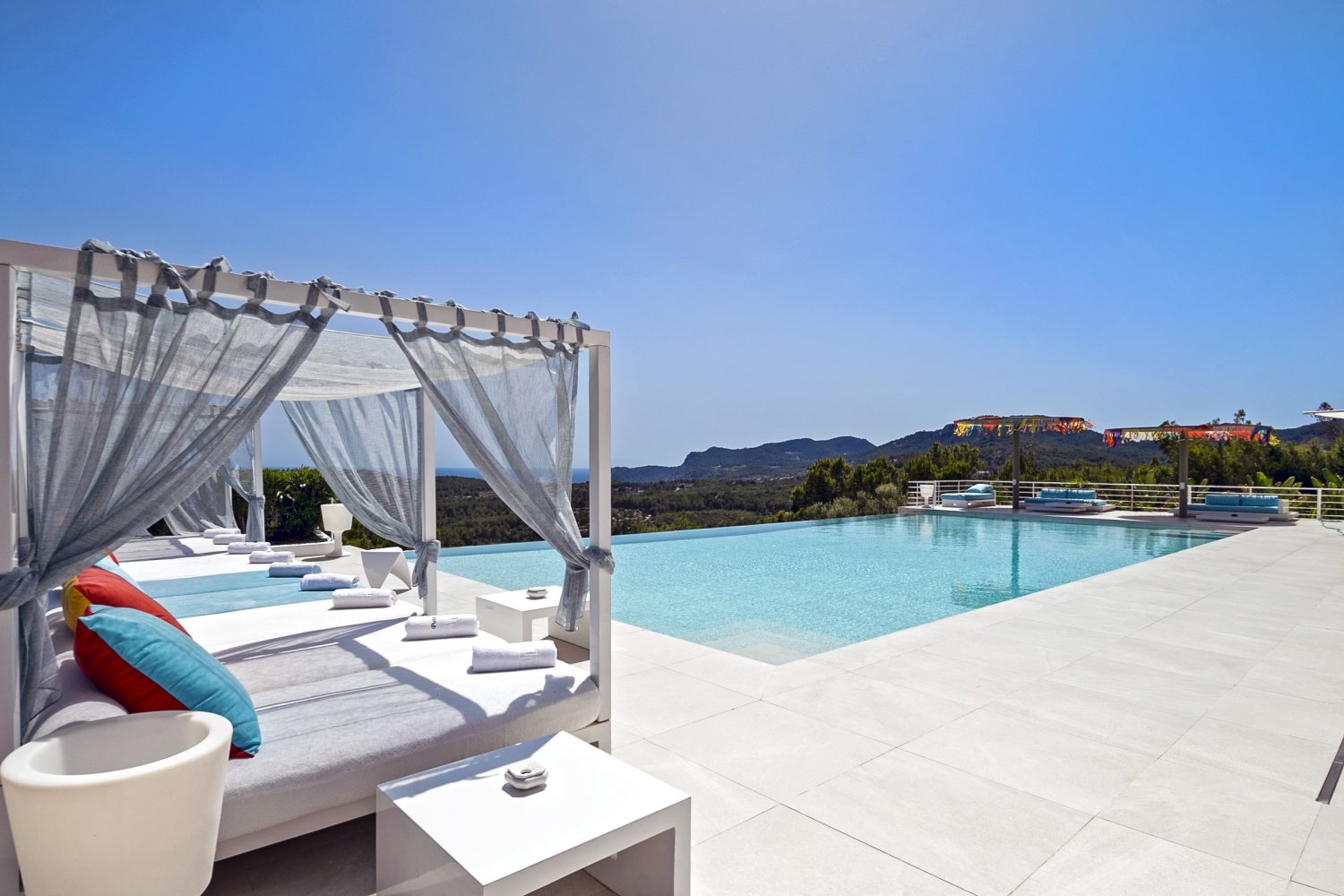 Modern Luxury Ibiza Villa with Huge Kitchen, Stunning Views and Spacious En-Suite Bedrooms near Es Cubells