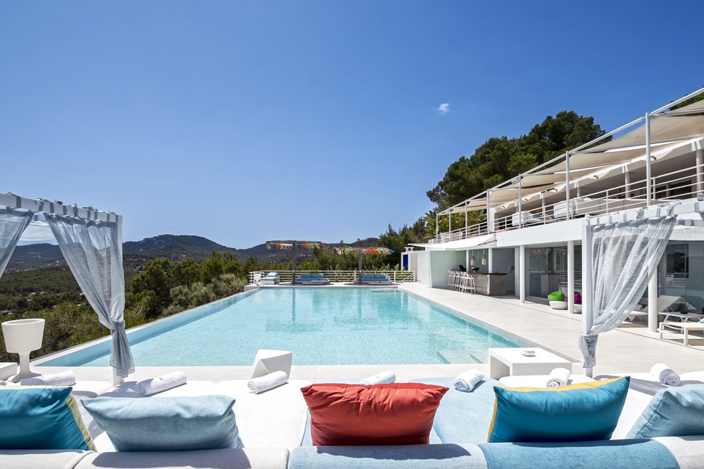 Modern Luxury Ibiza Villa with Huge Kitchen, Stunning Views and Spacious En-Suite Bedrooms near Es Cubells