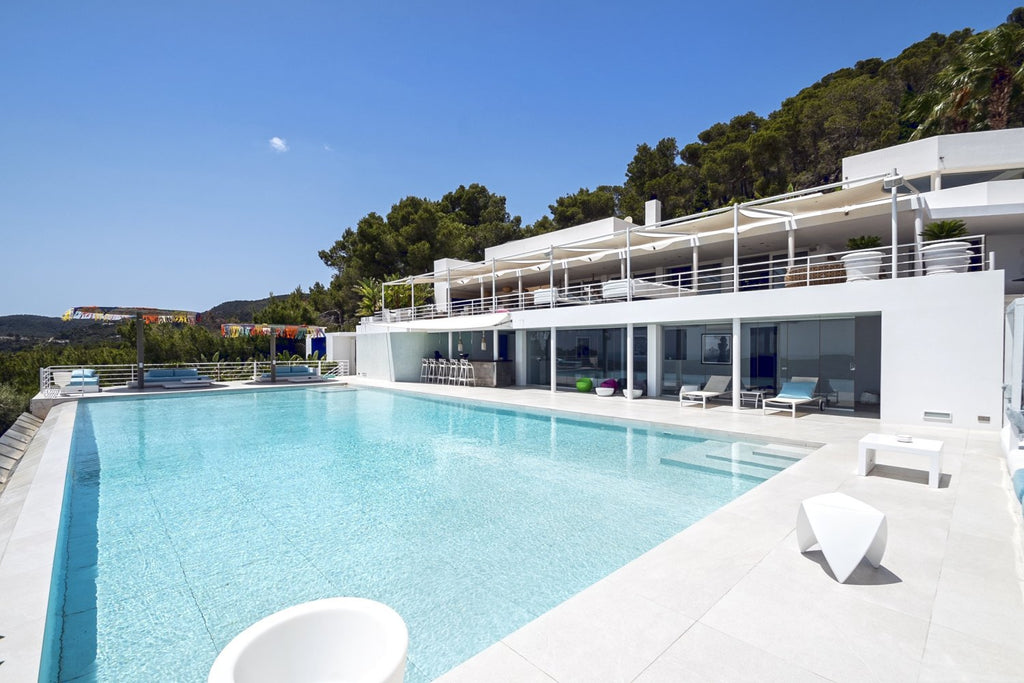 Modern Luxury Ibiza Villa with Huge Kitchen, Stunning Views and Spacious En-Suite Bedrooms near Es Cubells