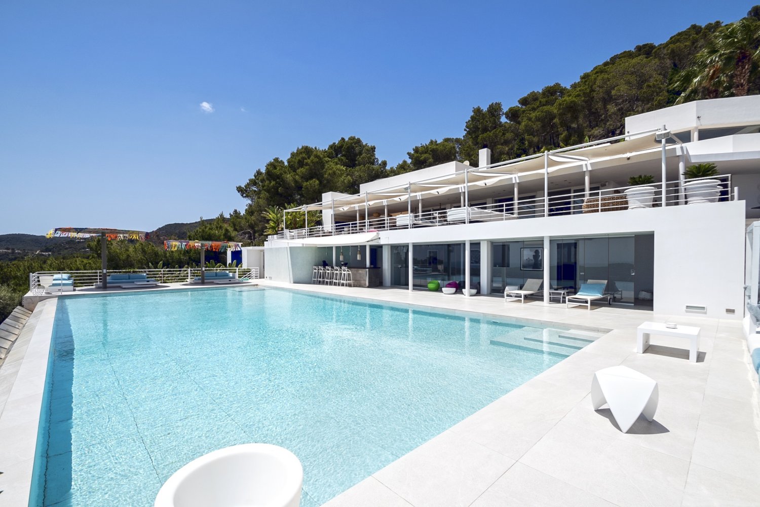 Modern Luxury Ibiza Villa with Huge Kitchen, Stunning Views and Spacious En-Suite Bedrooms near Es Cubells