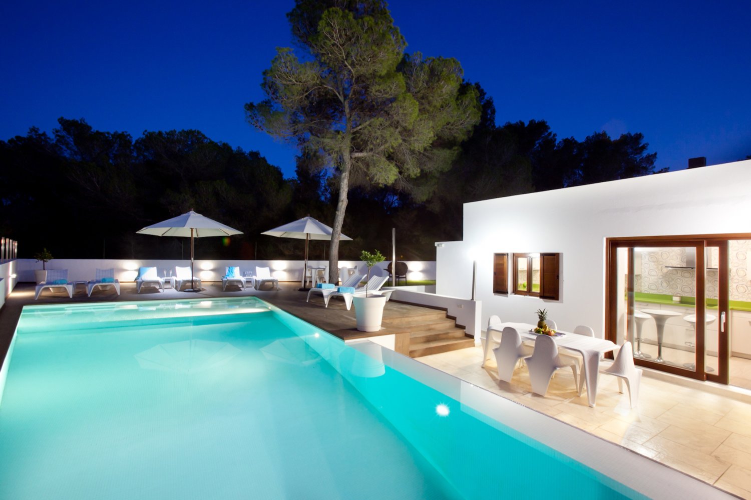 Beautiful Spacious Ibiza Villa in a Prime Location Just Steps from Cala Bassa Beach