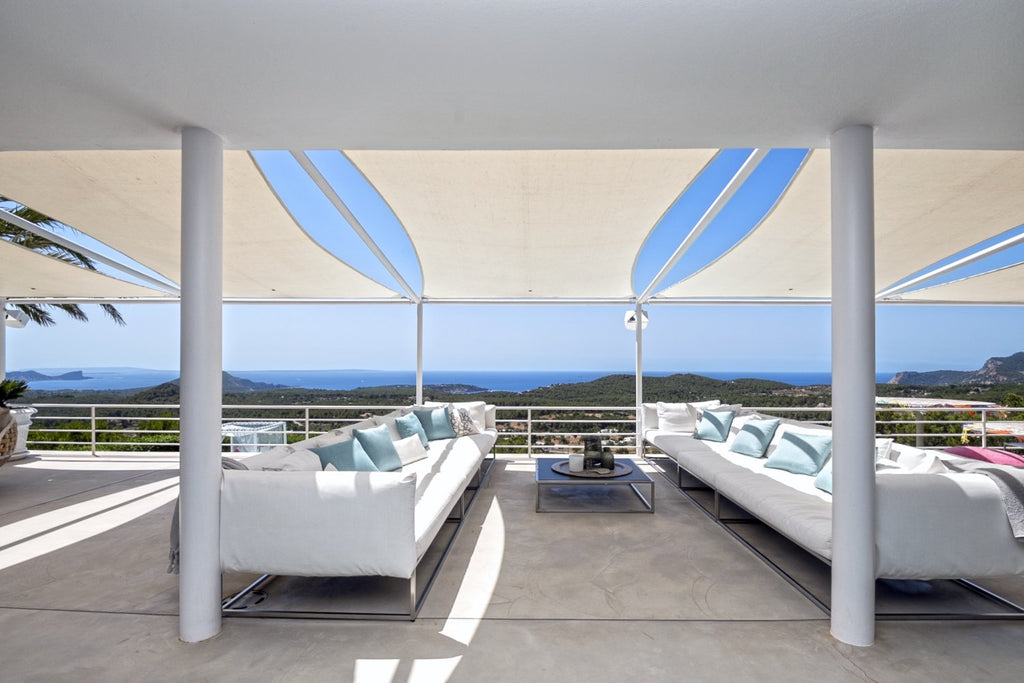 Modern Luxury Ibiza Villa with Huge Kitchen, Stunning Views and Spacious En-Suite Bedrooms near Es Cubells