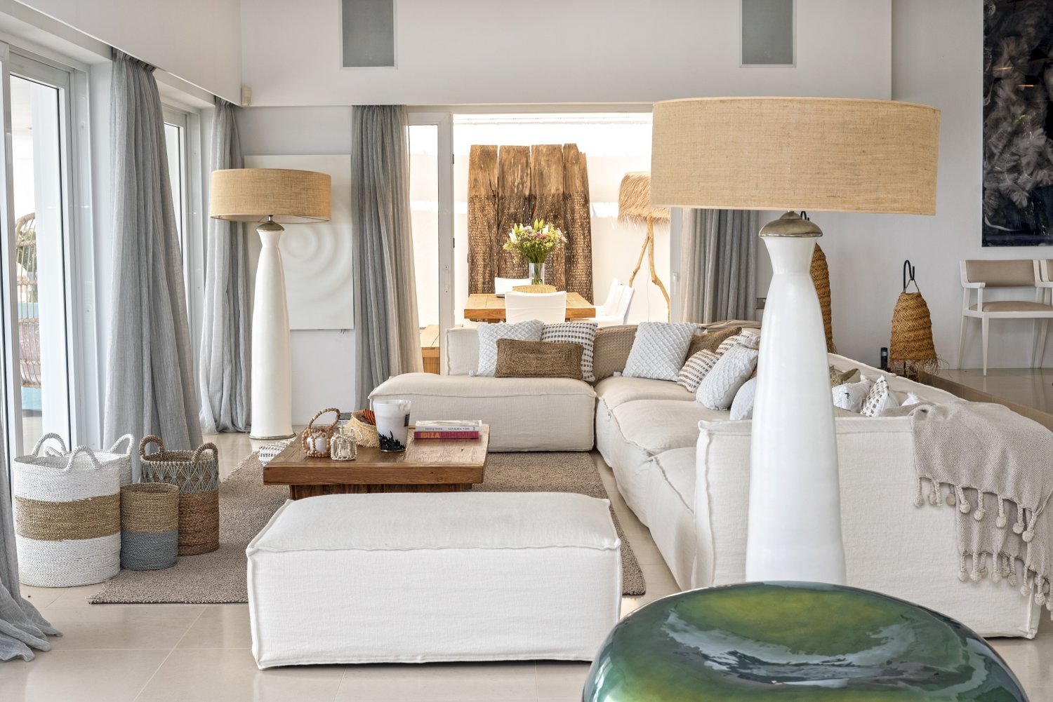 Modern Luxury Ibiza Villa with Huge Kitchen, Stunning Views and Spacious En-Suite Bedrooms near Es Cubells