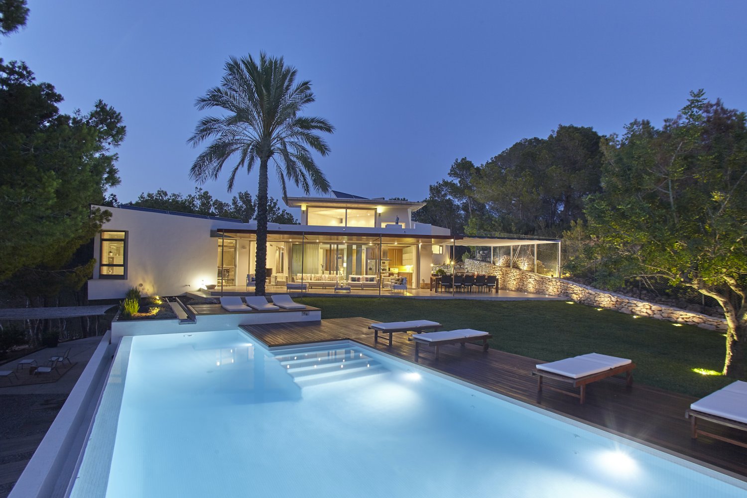 Completely Private Ibiza Villa with Beautiful Sunset Views near Cala Salada Beach