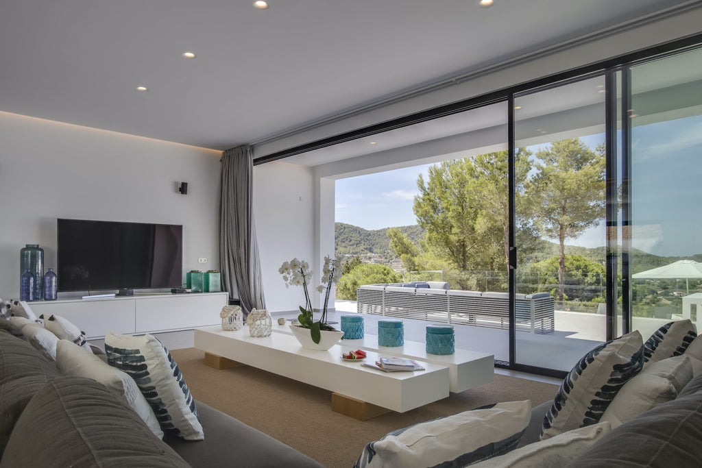 550 m² Modern Open-Plan Private Ibiza Villa Beautifully Furnished near Sant Josep Village