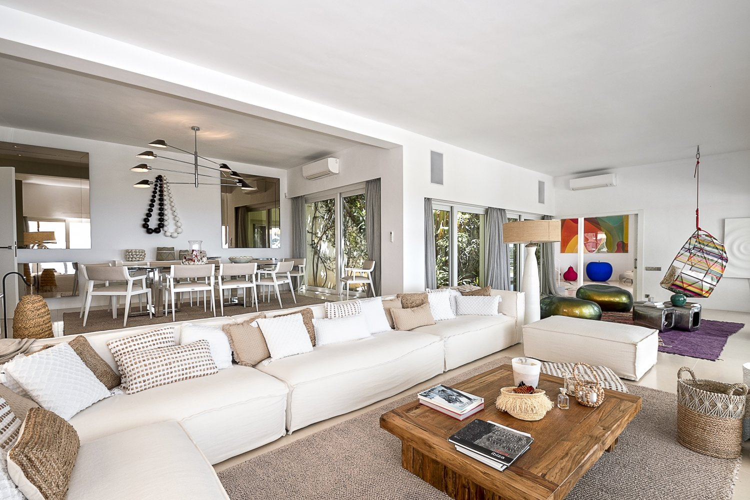Modern Luxury Ibiza Villa with Huge Kitchen, Stunning Views and Spacious En-Suite Bedrooms near Es Cubells