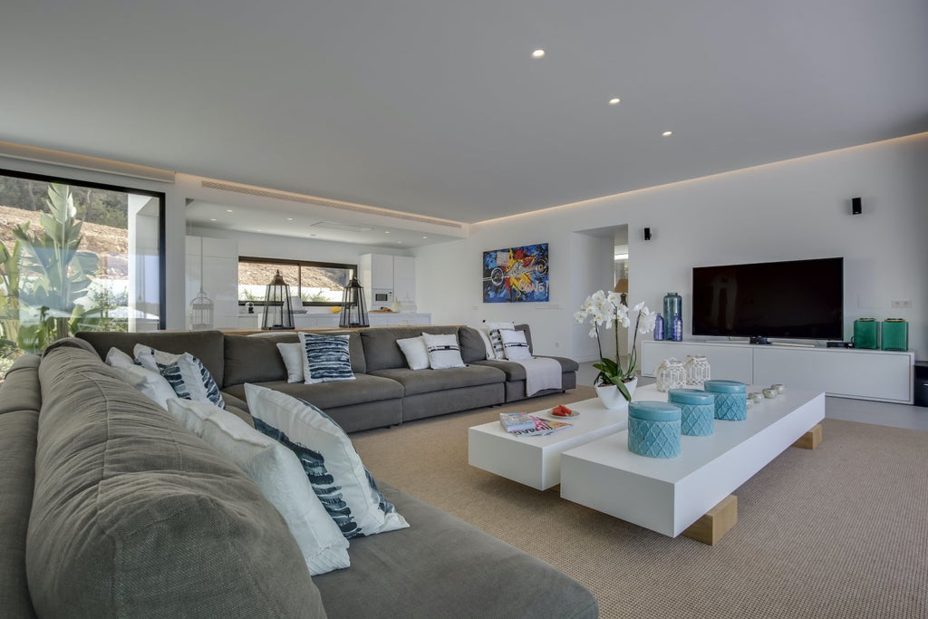 550 m² Modern Open-Plan Private Ibiza Villa Beautifully Furnished near Sant Josep Village