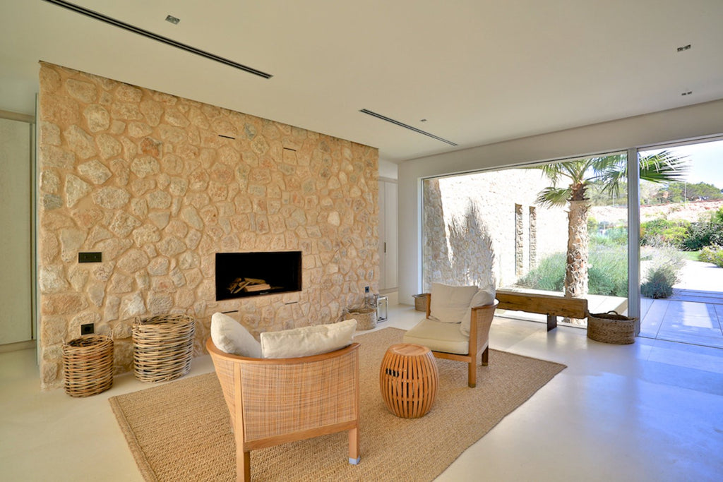 Dreamy Spacious Ibiza Villa with Modern Stylish Interiors, Beautiful Garden and Gorgeous Cala Comte Sunset Sea Views