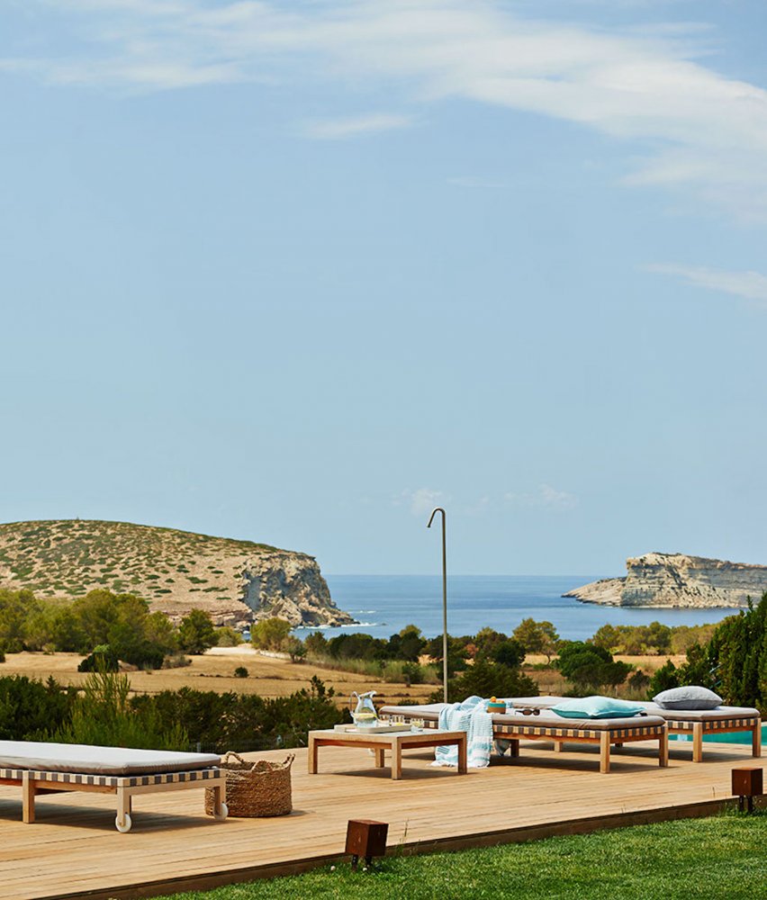 Dreamy Spacious Ibiza Villa with Modern Stylish Interiors, Beautiful Garden and Gorgeous Cala Comte Sunset Sea Views
