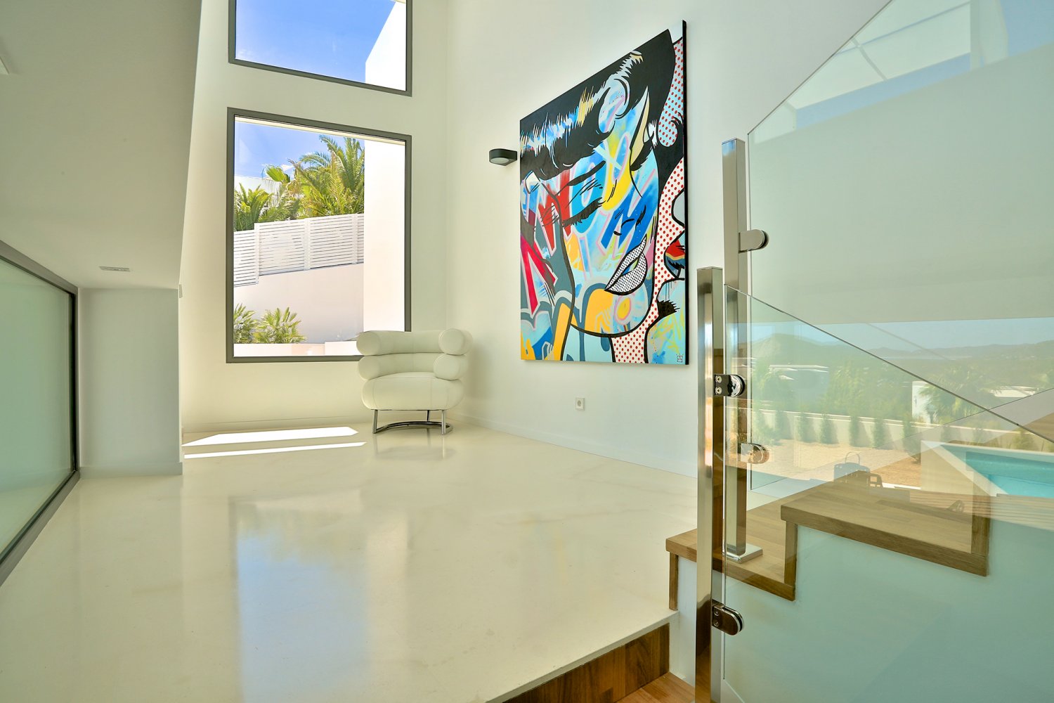 Modern Style Ibiza Villa with Five Spacious En-Suite Bedrooms, Luxurious Interiors, Impressive Kitchen and Panoramic Views of Es Torrent near Es Cubells