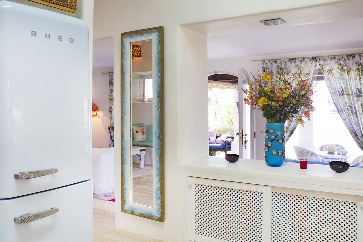 Secluded Peaceful Ibiza Villa with Panoramic Sea Views and a Huge Outdoor Space on Top of Atzaró Mountain near Santa Eulalia