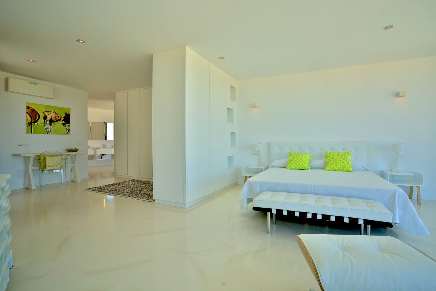 Modern Style Ibiza Villa with Five Spacious En-Suite Bedrooms, Luxurious Interiors, Impressive Kitchen and Panoramic Views of Es Torrent near Es Cubells