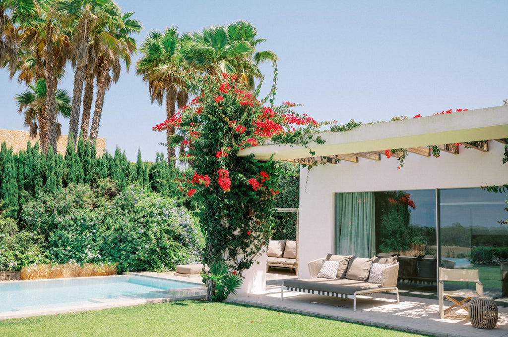 Dreamy Spacious Ibiza Villa with Modern Stylish Interiors, Beautiful Garden and Gorgeous Cala Comte Sunset Sea Views