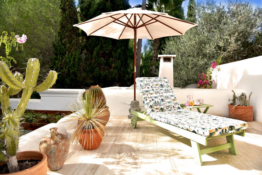 Secluded Peaceful Ibiza Villa with Panoramic Sea Views and a Huge Outdoor Space on Top of Atzaró Mountain near Santa Eulalia
