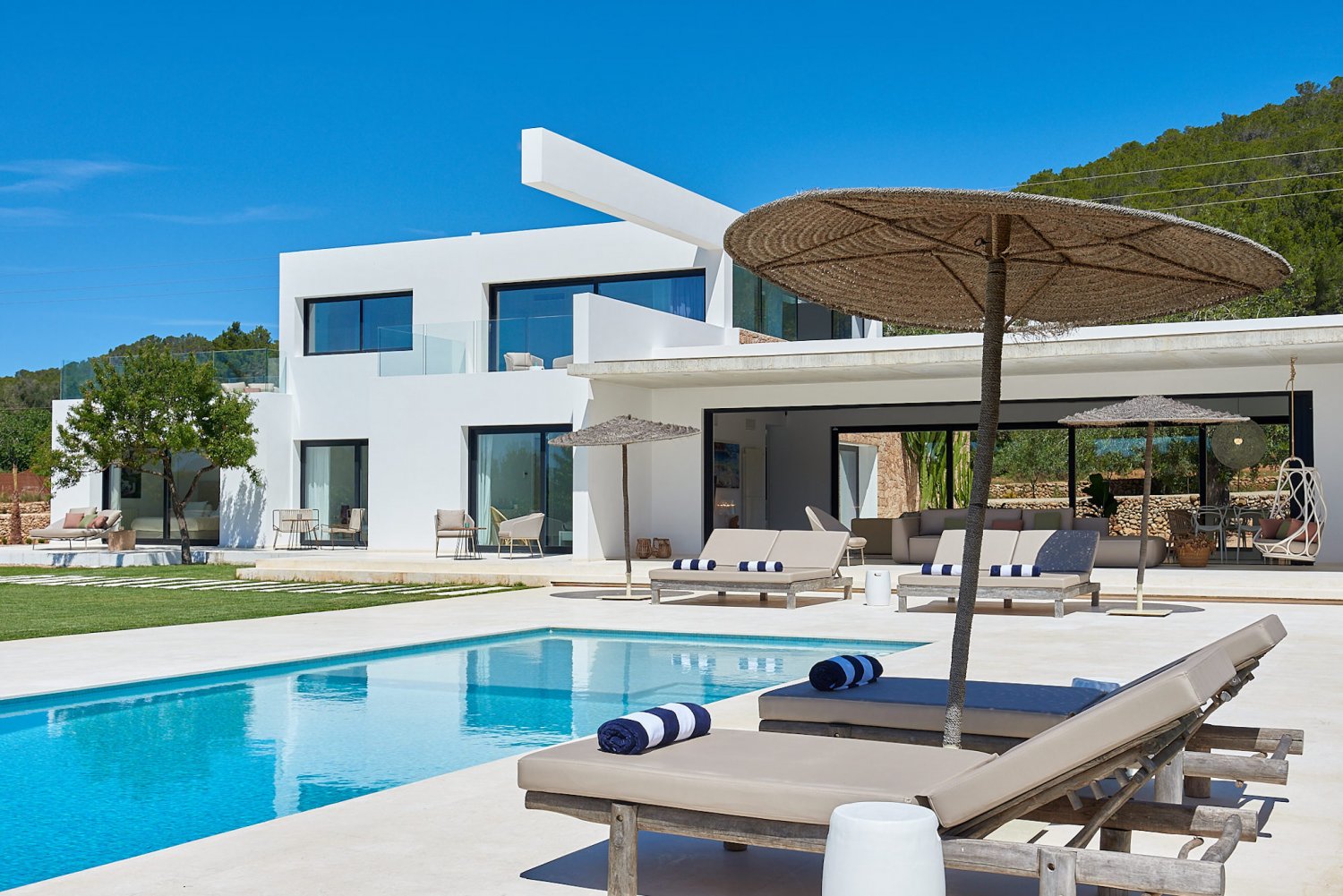 Spacious Exquisite 8-Bedroom Ibiza Villa with Cozy Interiors and an Amazing Outdoor Setup in a Quiet Prime Location near Cala Benirrás