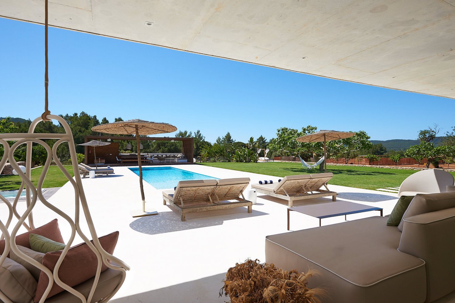 Spacious Exquisite 8-Bedroom Ibiza Villa with Cozy Interiors and an Amazing Outdoor Setup in a Quiet Prime Location near Cala Benirrás