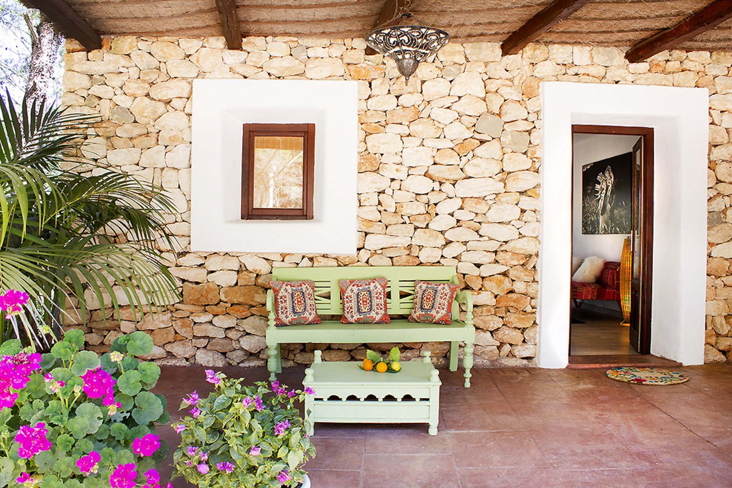 Secluded Peaceful Ibiza Villa with Panoramic Sea Views and a Huge Outdoor Space on Top of Atzaró Mountain near Santa Eulalia