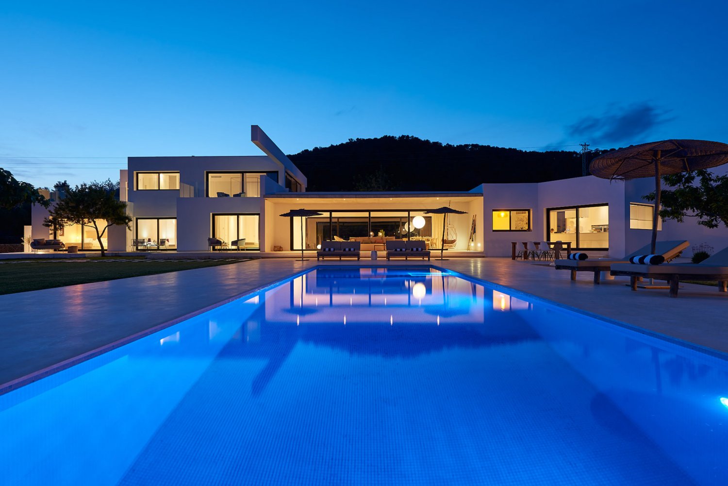 Spacious Exquisite 8-Bedroom Ibiza Villa with Cozy Interiors and an Amazing Outdoor Setup in a Quiet Prime Location near Cala Benirrás