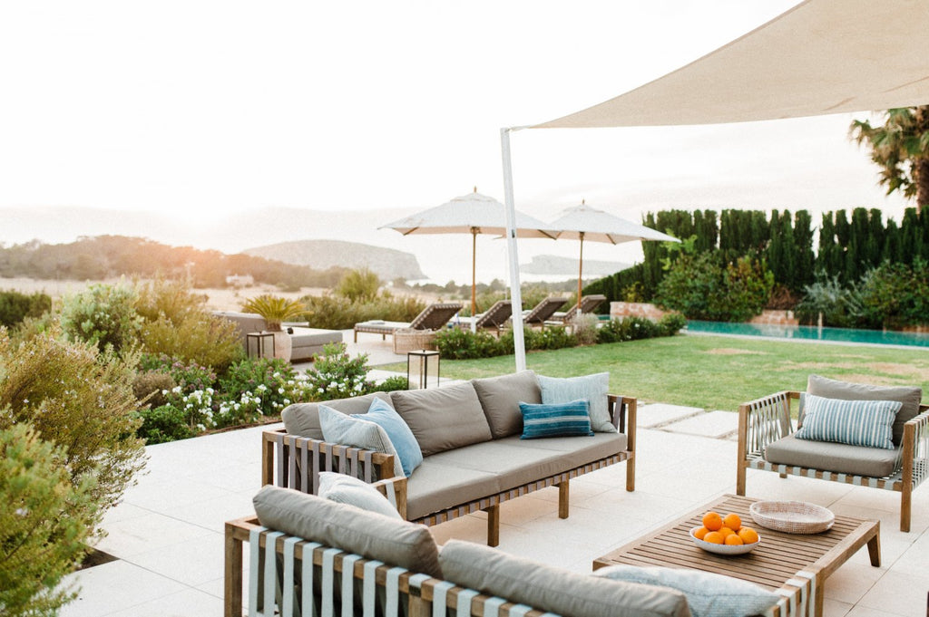 Dreamy Spacious Ibiza Villa with Modern Stylish Interiors, Beautiful Garden and Gorgeous Cala Comte Sunset Sea Views