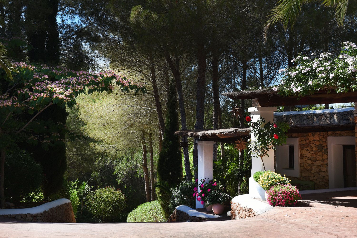 Secluded Peaceful Ibiza Villa with Panoramic Sea Views and a Huge Outdoor Space on Top of Atzaró Mountain near Santa Eulalia