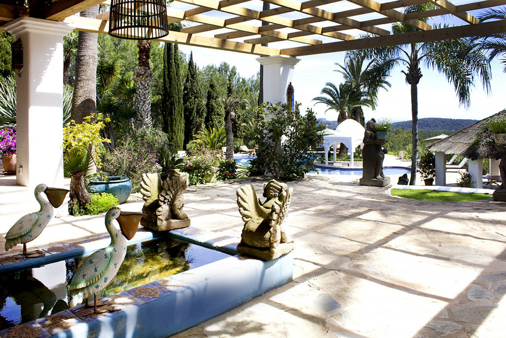 Secluded Peaceful Ibiza Villa with Panoramic Sea Views and a Huge Outdoor Space on Top of Atzaró Mountain near Santa Eulalia