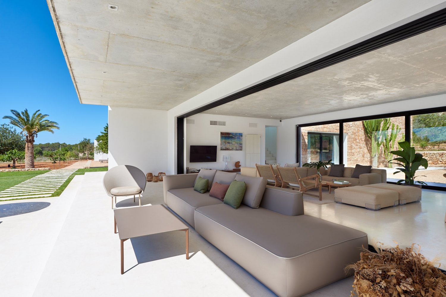 Spacious Exquisite 8-Bedroom Ibiza Villa with Cozy Interiors and an Amazing Outdoor Setup in a Quiet Prime Location near Cala Benirrás