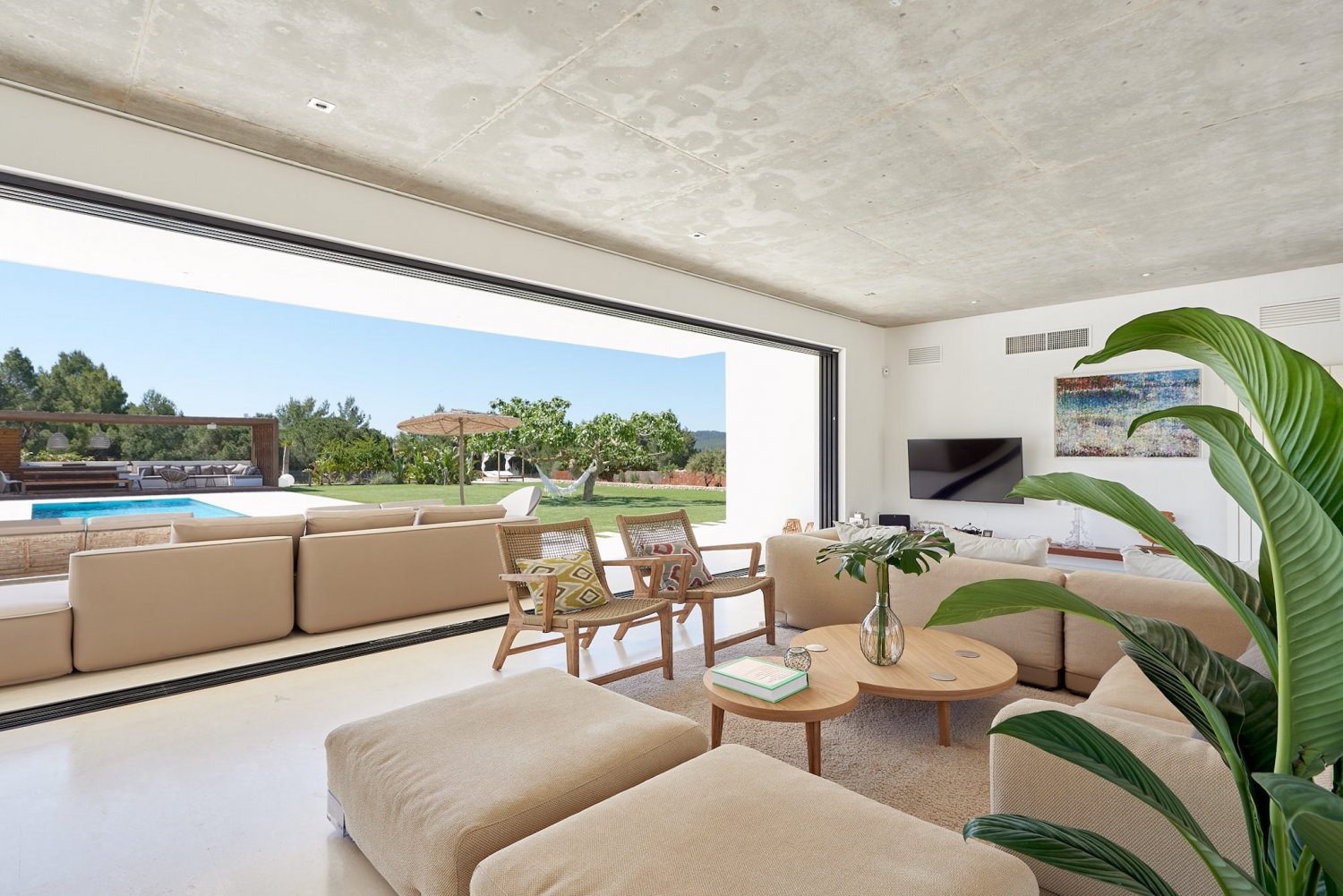 Spacious Exquisite 8-Bedroom Ibiza Villa with Cozy Interiors and an Amazing Outdoor Setup in a Quiet Prime Location near Cala Benirrás