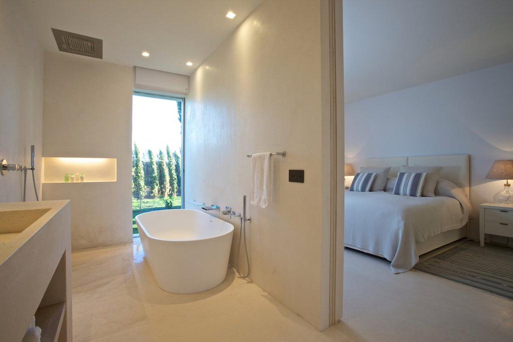 Dreamy Spacious Ibiza Villa with Modern Stylish Interiors, Beautiful Garden and Gorgeous Cala Comte Sunset Sea Views