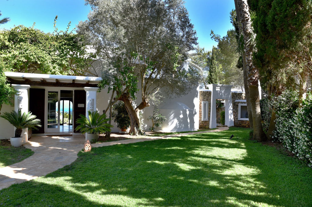 Secluded Peaceful Ibiza Villa with Panoramic Sea Views and a Huge Outdoor Space on Top of Atzaró Mountain near Santa Eulalia