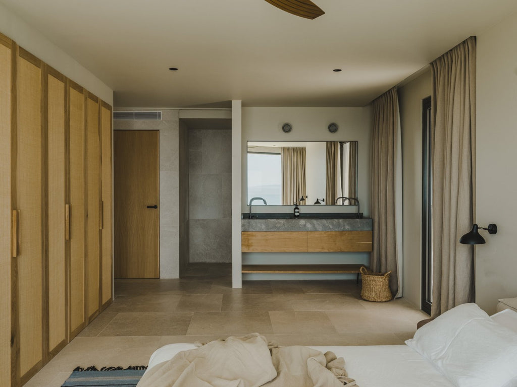 Seafront Stylish Ibiza Villa Facing Formentera with Breathtaking Sunrise Views and Pink Sunsets in Roca Llisa