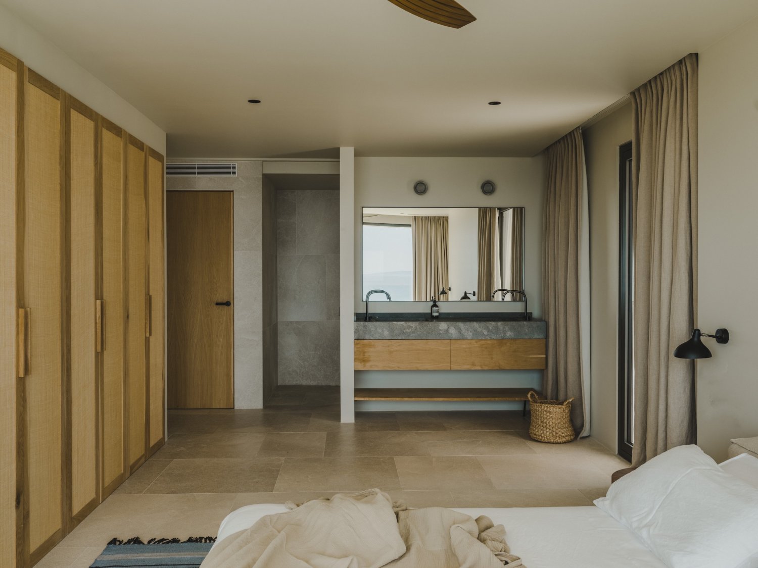 Seafront Stylish Ibiza Villa Facing Formentera with Breathtaking Sunrise Views and Pink Sunsets in Roca Llisa
