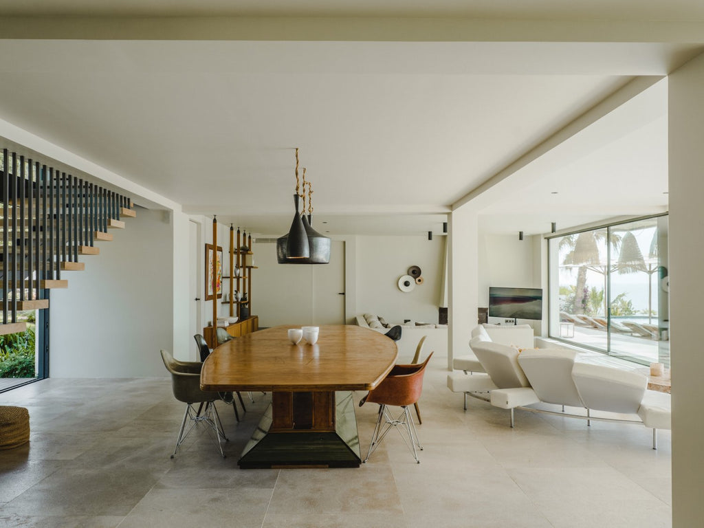 Seafront Stylish Ibiza Villa Facing Formentera with Breathtaking Sunrise Views and Pink Sunsets in Roca Llisa