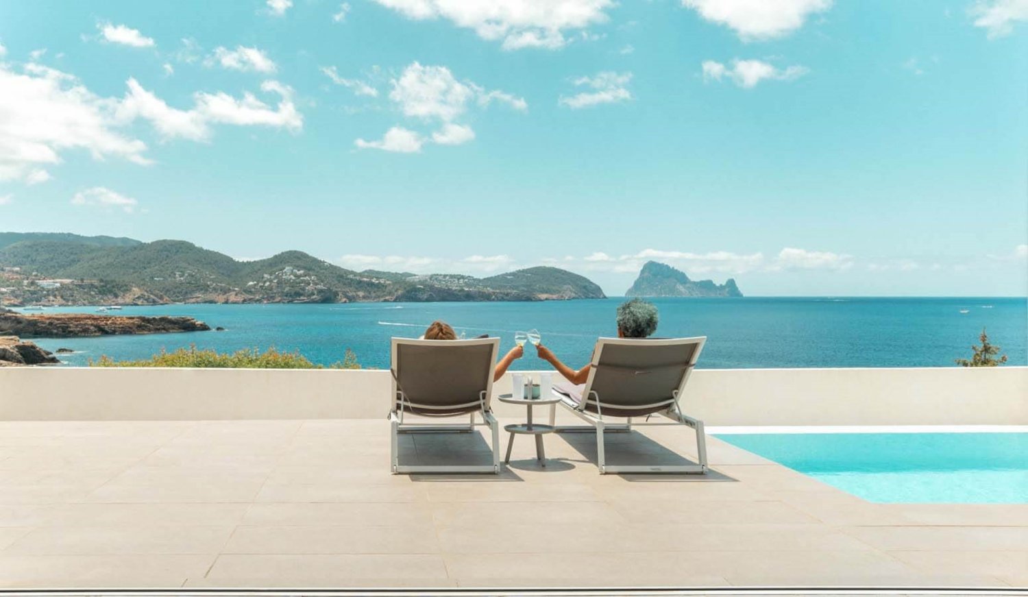 Charming & Spacious Ibiza Villa with Front-Row Views of the Iconic Es Vedrà near Cala Tarida