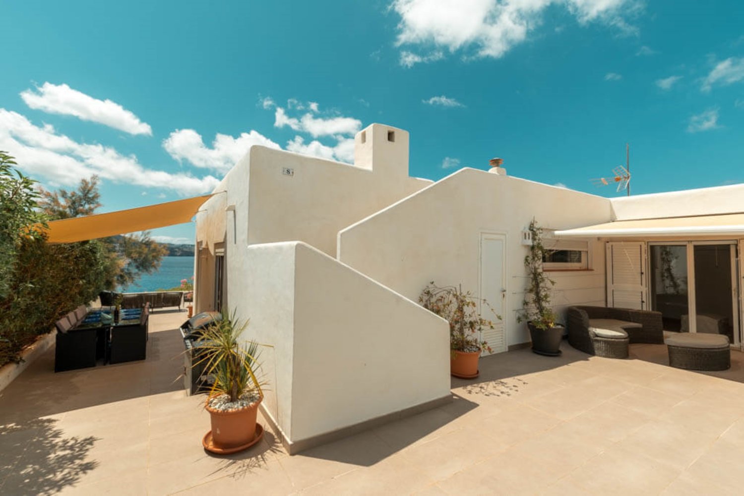 Charming & Spacious Ibiza Villa with Front-Row Views of the Iconic Es Vedrà near Cala Tarida