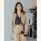 Berlin #602 - Brown sling leather camera strap