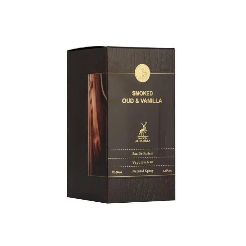 Smoked Oud & Vanilla Maison Alhambra – Calidez amaderada con vainilla y tabaco