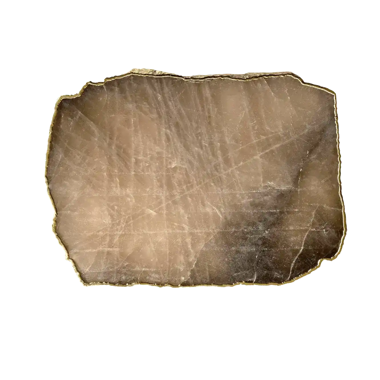 Smoky Grey Quartz Agate Cheese Platter Tray