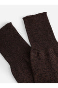 Taiga Takahashi Zokki Weave Cotton Socks — Brown