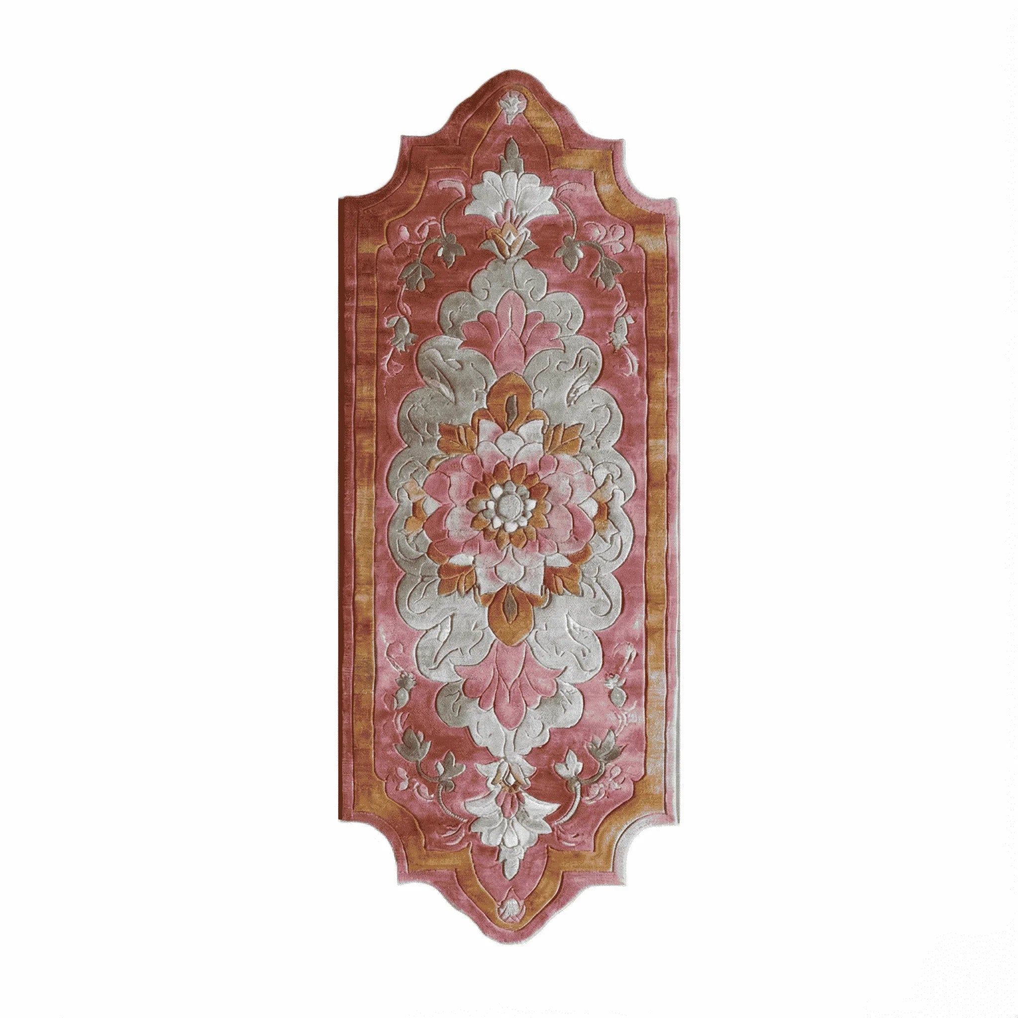 Soft Blush Hand Tufted Wool Runner Rug