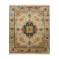 Soft Floral Harmony Hand Knotted Area Rug