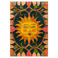 Solar Folk Art Hand Tufted Wool Rug