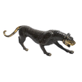 Solid Brass Black Panther Miniature Figurine Statue