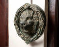 Solid Brass Classic Lion Head Door Knocker